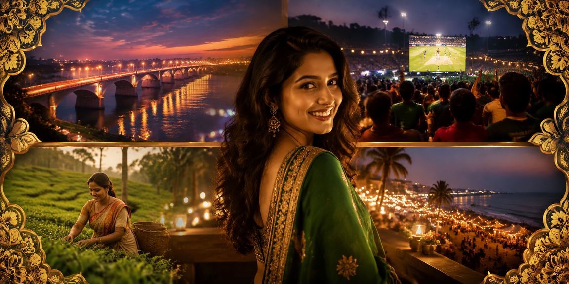 ময়মনসিংহে চা বাগানের পরিবেশে ক্রিকেট লটারিতে অংশ নেওয়ার মুহূর্ত
