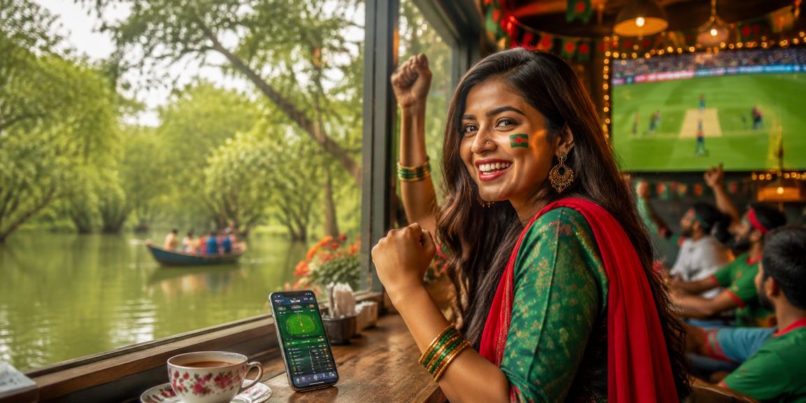 সিলেটে বাংলাদেশি মডেল 107 প্ল্যাটফর্মে ক্রিকেট বেটিং উপভোগ করছেন